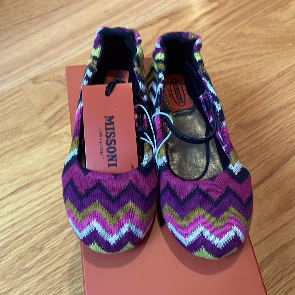 Missoni for Target girls ballet flat size 9